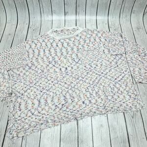 Easel Oversized Distressed Sweater Size Small